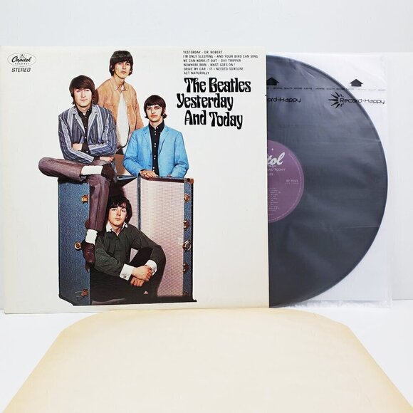 Beatles Yesterday Today Vinyl Record ST-2553 Purple Label Capitol Canada Cutout - Picture 1 of 11